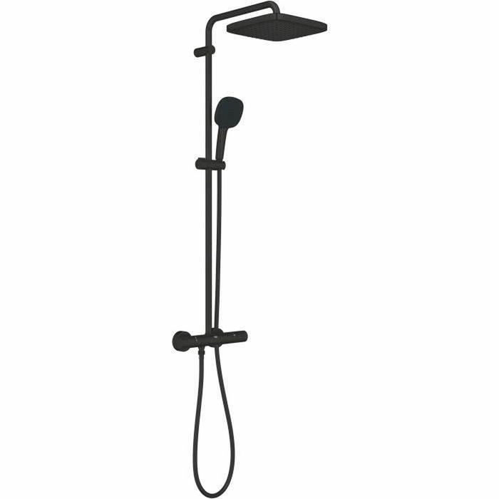 GROHE Vitalio Comfort 250 Colonne de douche avec mitigeur thermostatique Noir Mat