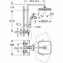 GROHE Vitalio Comfort 250 Colonne de douche avec mitigeur thermostatique Noir Mat