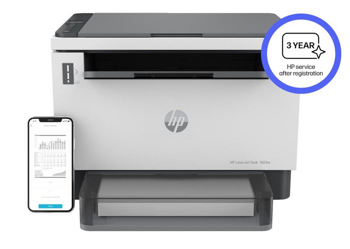 HP LaserJet Tank 1604w Multifonction Laser Monochrome WiFi