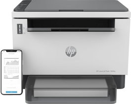 HP LaserJet Tank MFP 1604w - Imprimante multifonction laser tout-en-un avec réservoir, impression 22 ppm, numérisation PDF/email, connectivité sans fil