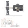 WOLFPACK LINEA PROFESIONAL Verrou Wolfpack B-4, cylindre 70 mm