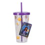 Paladone Gobelet Wish avec Paille 700 ml Plastique Pailleté