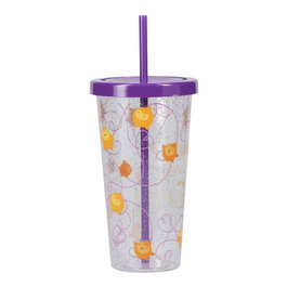 Paladone Gobelet Wish avec Paille 700 ml Plastique Pailleté
