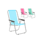 Marbueno Silla Plegable Acero Surtido 59x51x83 cm 10355 pour Plage Piscine