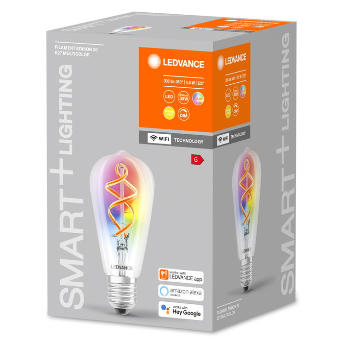 Ledvance SMART Ampoule LED Edison E27 4,5W 300Lm 2700K