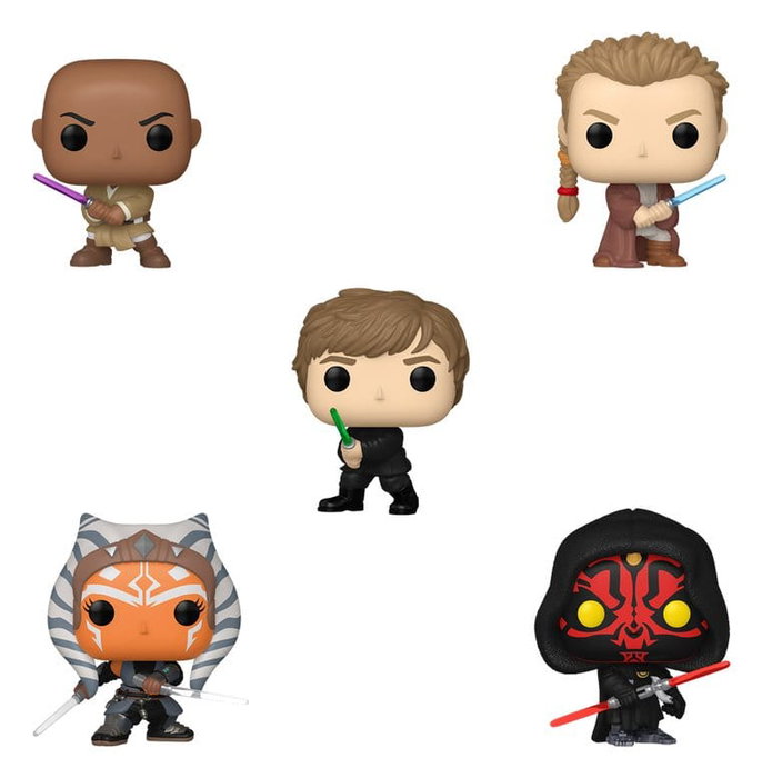 Funko Star Wars Mystery Pocket POP! Vinyl Kyber Crystals - Présentoir de 12 figurines Funko Star Wars Mystery Pocket POP! Vinyl Kyber Crystals - Présentoir de 12 figurines