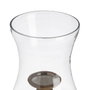 BigBuy Home Bougeoir Naturel Bois Verre 20 x 20 x 76 cm