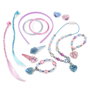 PEERS HARDY Set de bijoux et accessoires pour cheveux Stitch Disney - 2 bracelets, 2 bagues, collier et pinces à cheveux