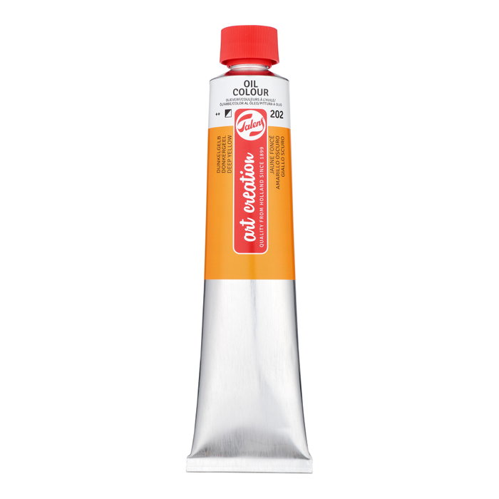 Talens Art Creation Huile en Tube 200 ml Jaune Foncé 202 Talens Art Creation Huile en Tube 200 ml Jaune Foncé 202