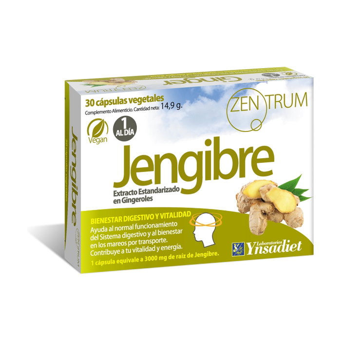 Zentrum Jengibre 30 capsules végétales Zentrum Jengibre 30 capsules végétales