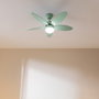 Ventilateur de Plafond avec Lumière Cecotec EnergySilence Aero 4260 Menthe 18 W 40 W