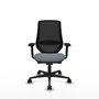 PIQUERAS Y CRESPO Chaise Mardos Synchrone Traslack Gris Maille Noir