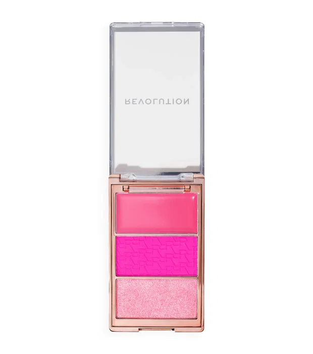 Makeup Revolution Blush Icon Palette de blush Hot Pink Flag