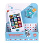 TACHAN Téléphone Bébé Educatif avec Activités, Enregistrement Vocal, Star Lumineuse, 12 Sons, 6 Langues (Français Inclus), Pour Enfants +12 Mois
