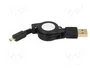 LOGILINK Câble USB 2.0 USB A vers Micro USB B, 0,75m, Noir