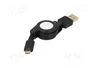 LOGILINK Câble USB 2.0 USB A vers Micro USB B, 0,75m, Noir