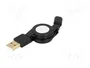 LOGILINK Câble USB 2.0 USB A vers Micro USB B, 0,75m, Noir
