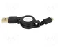 LOGILINK Câble USB 2.0 USB A vers Micro USB B, 0,75m, Noir