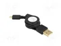 LOGILINK Câble USB 2.0 USB A vers Micro USB B, 0,75m, Noir