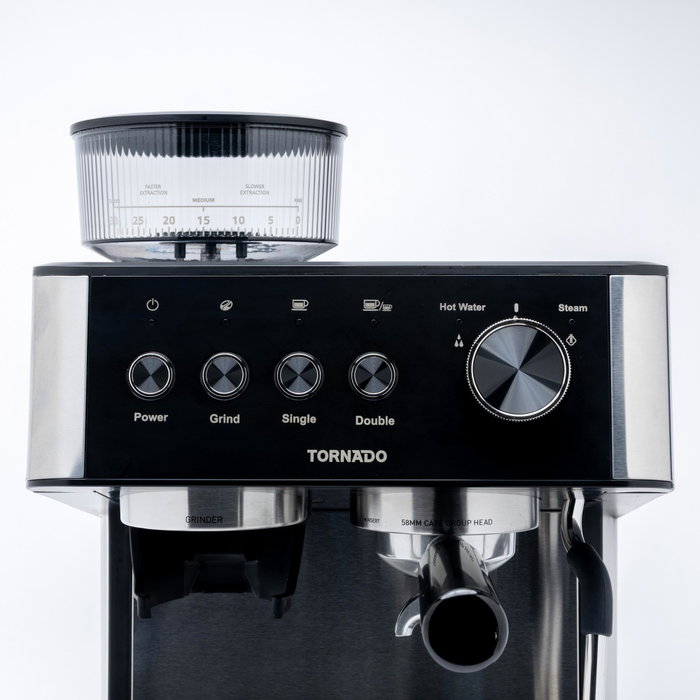Tornado Machine à café à porte-filtre TCM5431-GS Silver