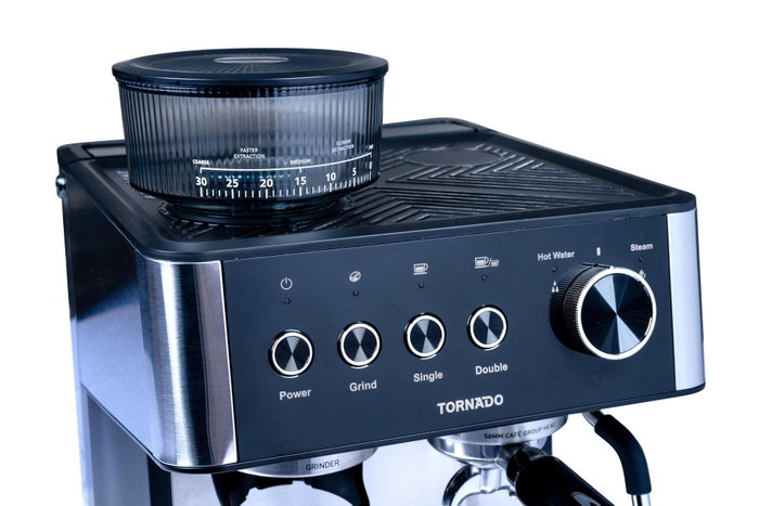 Tornado Machine à café à porte-filtre TCM5431-GS Silver