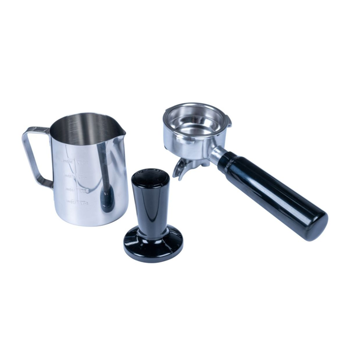 Tornado TCM5431-GS Machine à porte-filtre en acier et noir pour expresso