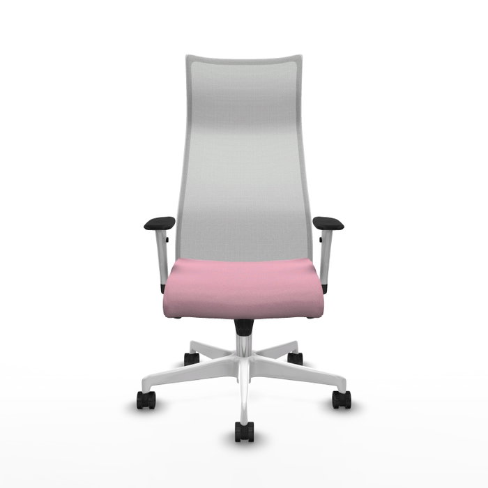 Piqueras y Crespo Chaise de Bureau Albacete Rose et Blanc
