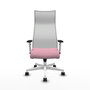 Piqueras y Crespo Chaise de Bureau Albacete Rose et Blanc