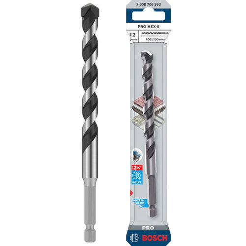 Bosch Foret à béton Pro Longlife 12x100x150 mm Bosch Foret à béton Pro Longlife 12x100x150 mm