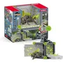 Schleich 42677 Eldrador Creatures BattleCave du Caméléon de Pierre, Extension d'arène avec catapulte et plaque tournante, Figurine dès 7 ans