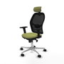 Piqueras y Crespo Chaise de Bureau avec Appui-tête Jorquera 2D086N2 Vert
