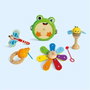 Hape - Kit d'instruments de percussion rythmique pour enfants à partir de 2 ans - Nature et bois
