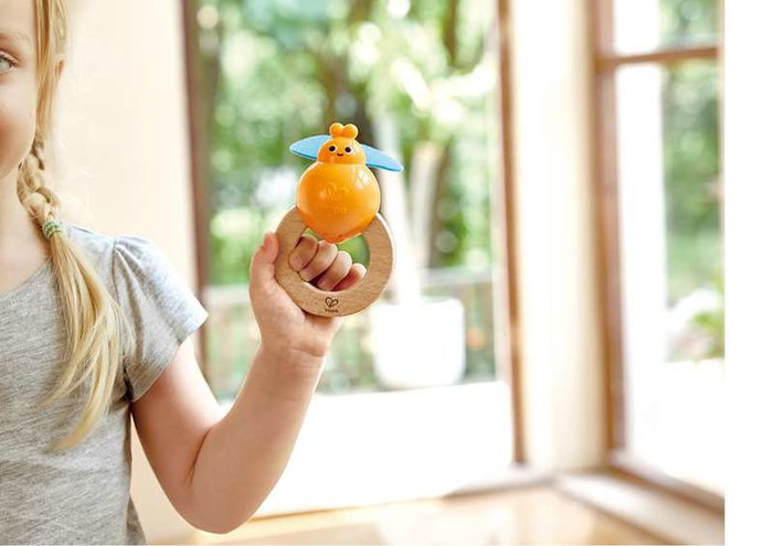 Hape - Kit d'instruments de percussion rythmique pour enfants à partir de 2 ans - Nature et bois