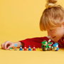 LEGO Super Mario - Mario Kart : Moto Yoshi 72031 - Kit de Construction avec Figurine de Yoshi Bleu Clair - Jeu de Course et Obstacles - Pour Enfants dès 7 Ans