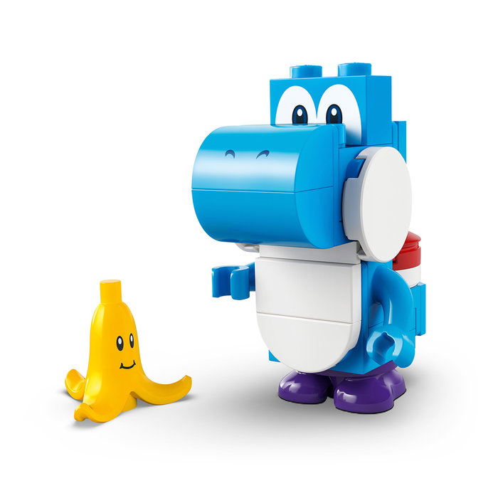 LEGO Super Mario - Mario Kart : Moto Yoshi 72031 - Kit de Construction avec Figurine de Yoshi Bleu Clair - Jeu de Course et Obstacles - Pour Enfants dès 7 Ans