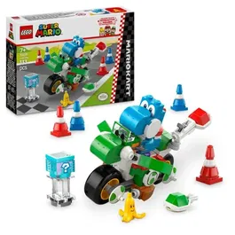 Lego 72031 Jouet de construction Super Mario - Mario Kart Yoshimoto avec Yoshi, 133 pièces, effets sonores et visuels, 7 ans et plus