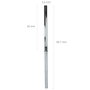 WOLFPACK LINEA PROFESIONAL Tube Télescopique en Acier Inoxydable pour Aspirateur 30L / 1400W
