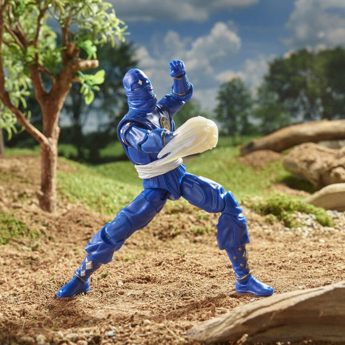 HASBRO Figura Ninja Blue Ranger Power Rangers Lightning Collection 15cm