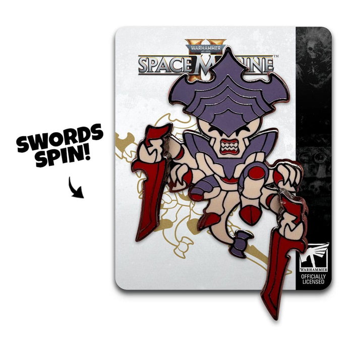 Space Marine 2 pin Tyranid Warrior 5 cm