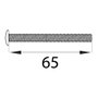 Edm Vis cylindrique Trn16, finition laitonée, M5 x 65 mm, 4 pièces