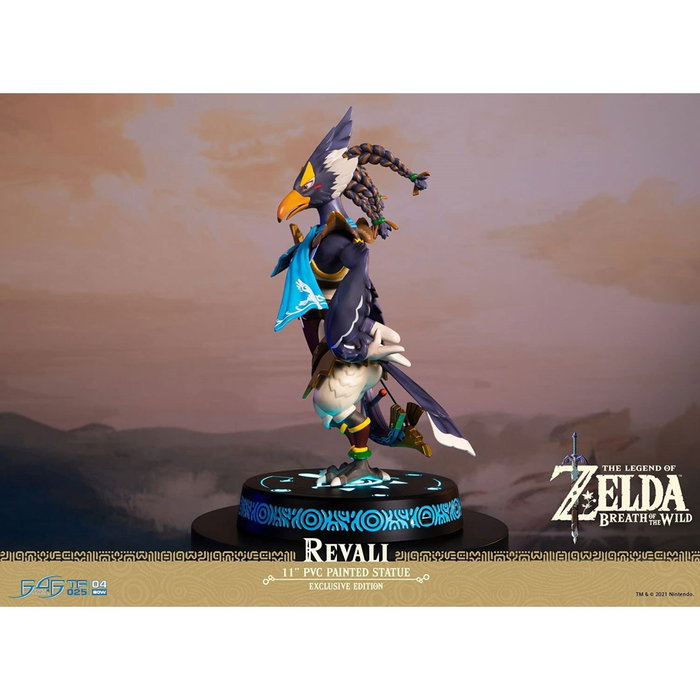 First 4 Figures Figurine The Legend of Zelda : Breath of the Wild - Revali, PVC avec éclairage LED, Édition Collector First 4 Figures Figurine The Legend of Zelda : Breath of the Wild - Revali, PVC avec éclairage LED, Édition Collector