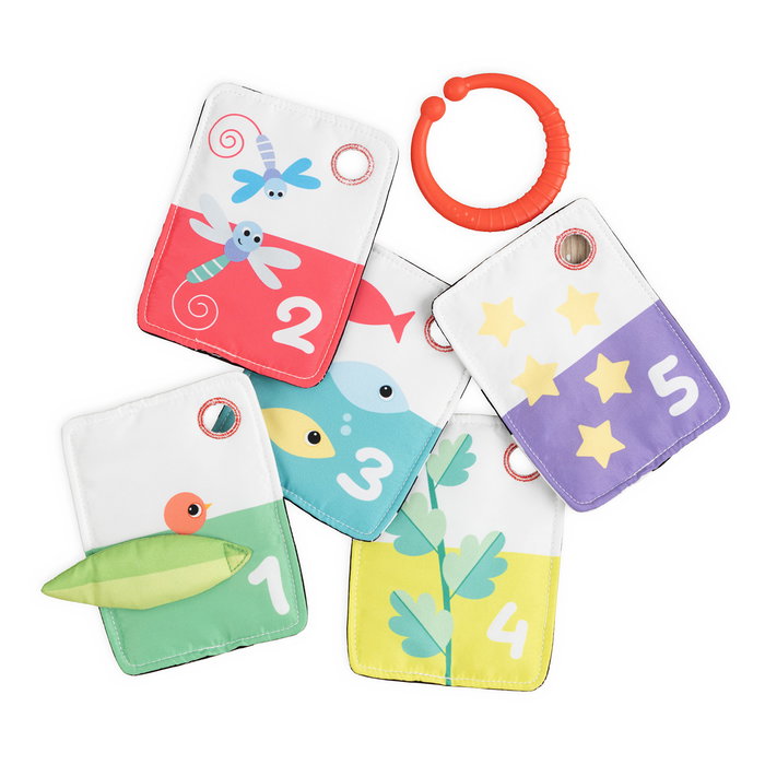 Chicco Cartes en Tissu Noir et Blanc Montessori - Jeu d'Éveil Visuel avec Anneau, Lavable, dès 3 Mois Chicco Cartes en Tissu Noir et Blanc Montessori - Jeu d'Éveil Visuel avec Anneau, Lavable, dès 3 Mois