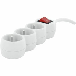 Chacon Bloc multiprise 3x16A Blanc avec câble 1,5 m