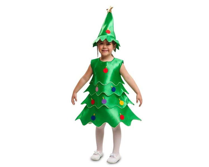 My Other Me Déguisement Sapin de Noël pour Enfants, 5-6 Ans