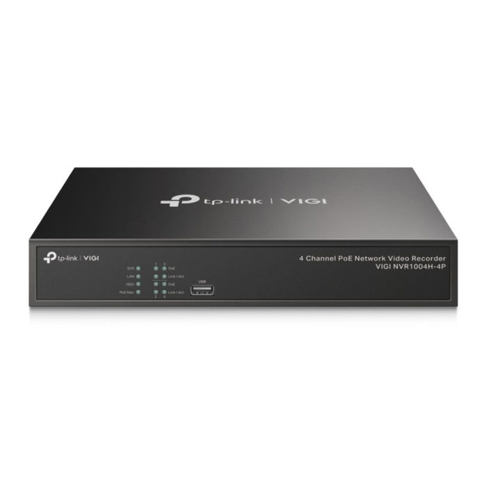 TP-LINK NVR1004H-4P / VIGI NVR1004H-4P - Enregistreur vidéo réseau (NVR) 4 canaux - Noir