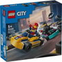 LEGO City Les Karts et les Pilotes de Course, 2 karts et 2 minifigurines
