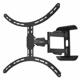 Hama Support mural pour téléviseur noir à double bras articulé, 37-75 pulg