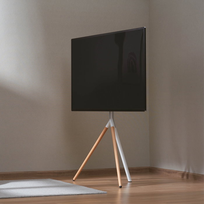 Holmios Support de pied pour TV 45-65 pouces Blanc Holmios Support de pied pour TV 45-65 pouces Blanc