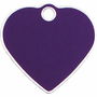 Plaque d'identification pour collier Imarc Heart Lila