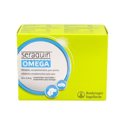 Boehringer Vet Seraquin Omega 60 Compléments Alimentaires pour la Santé Articulaire des Animaux Boehringer Vet Seraquin Omega 60 Compléments Alimentaires pour la Santé Articulaire des Animaux